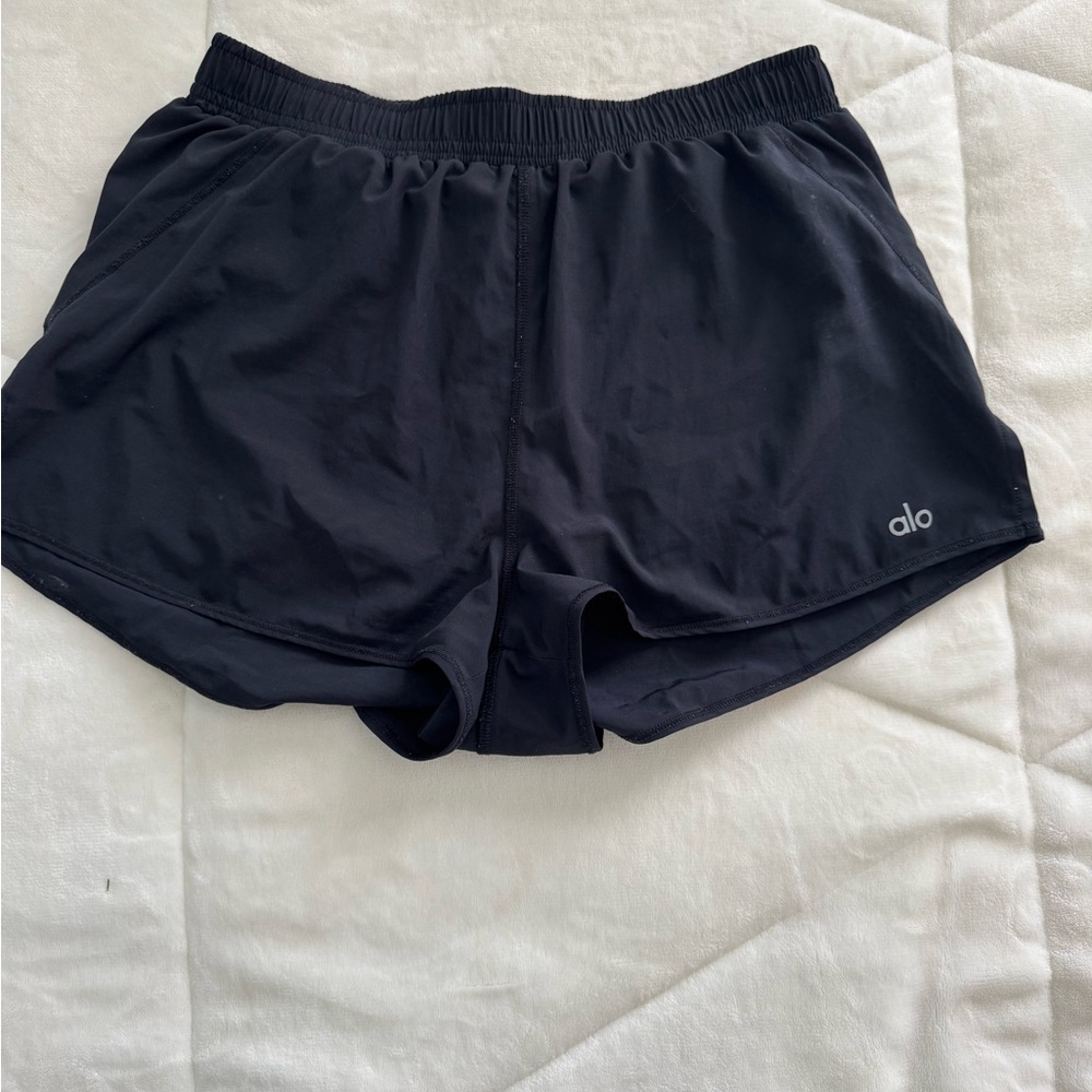 ALO Yoga Black Athletic Shorts